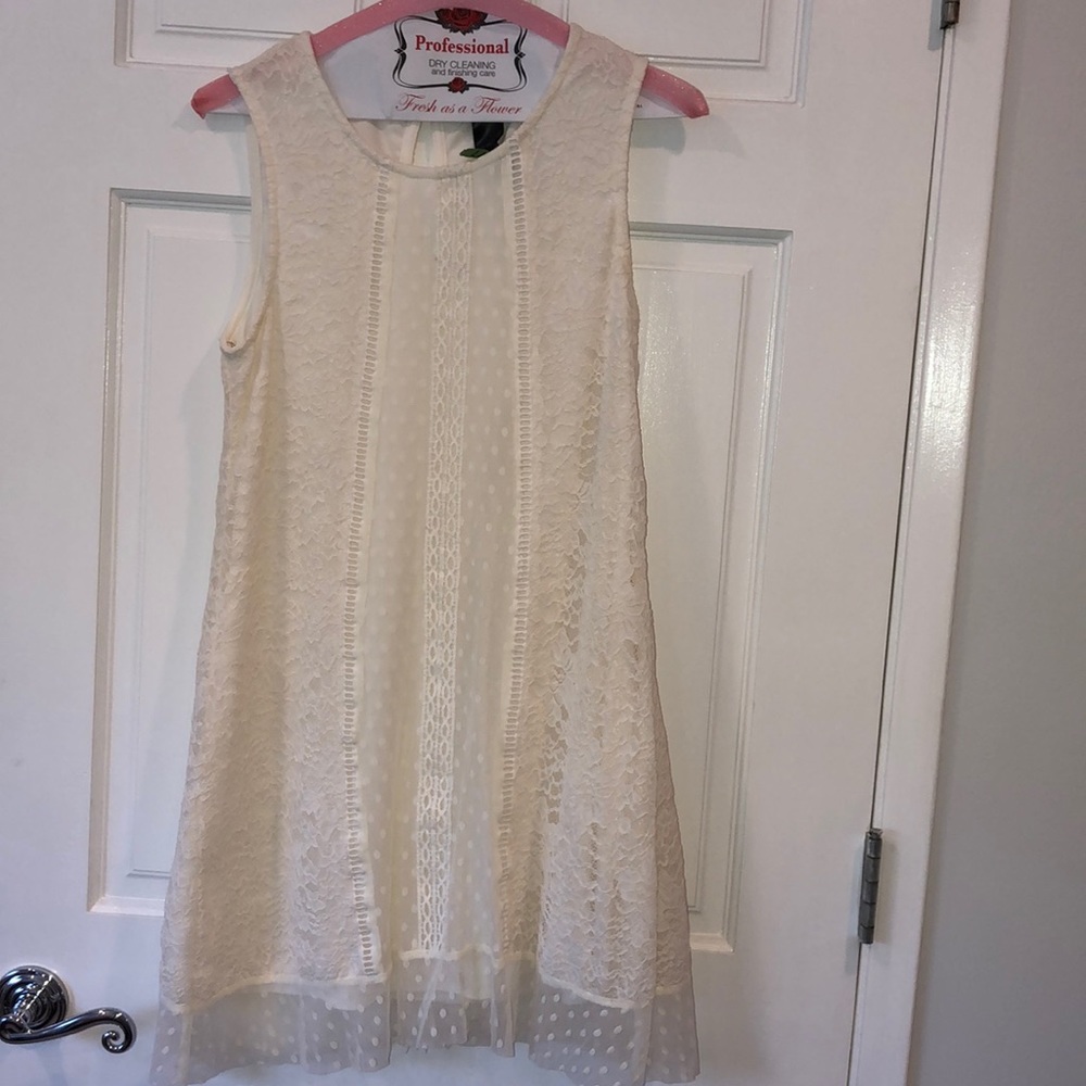 Beige/cream colored lace dress